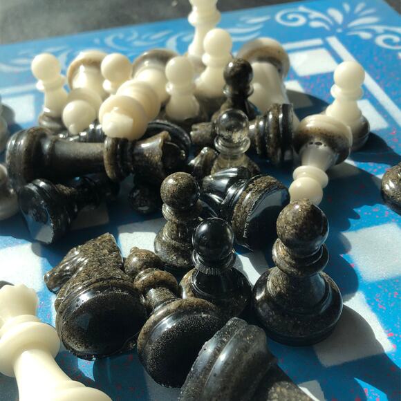 Chess Set - Sky Blue Royal - Picture 3 of 7
